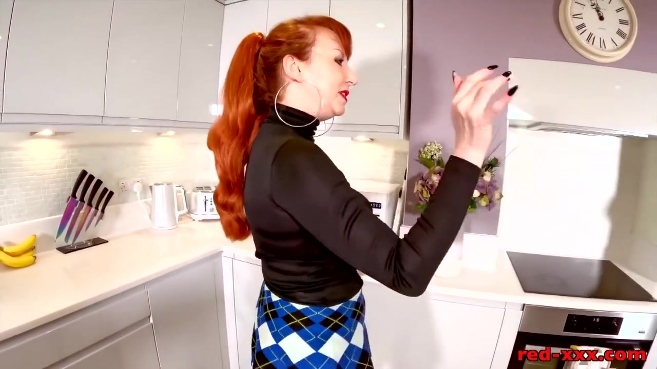 Red Xxx - Kitchen Fun With Busty Redhead Milf