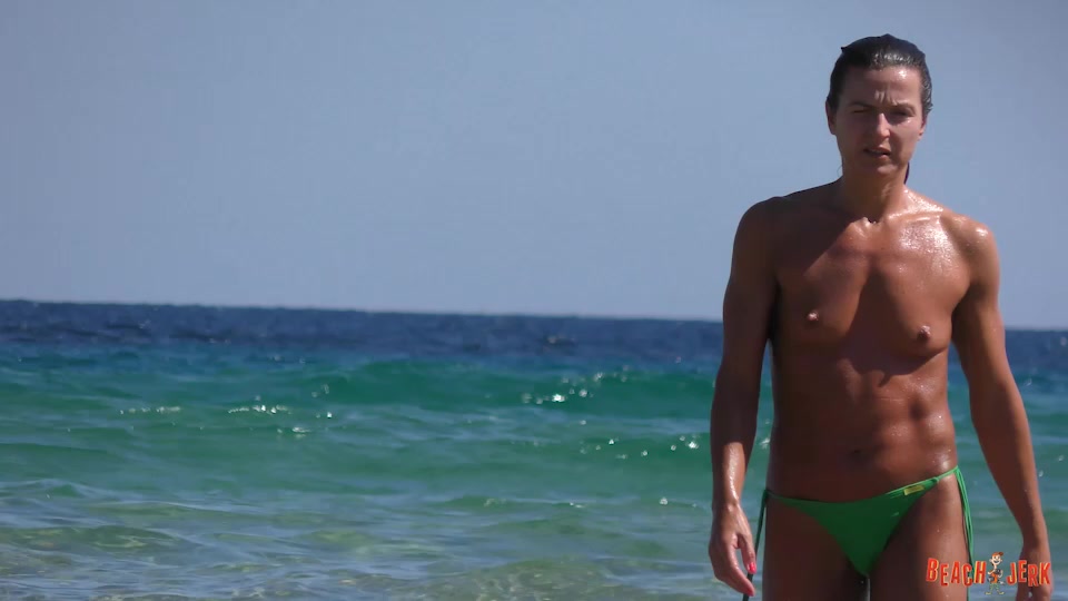 Green thong - BeachJerk