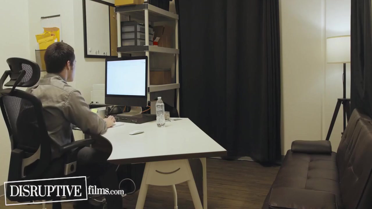 Andrew Miller - Awkward Hunk Finally Fucks Boss At Work - The Office Gay Parody - Disruptive 13 Min