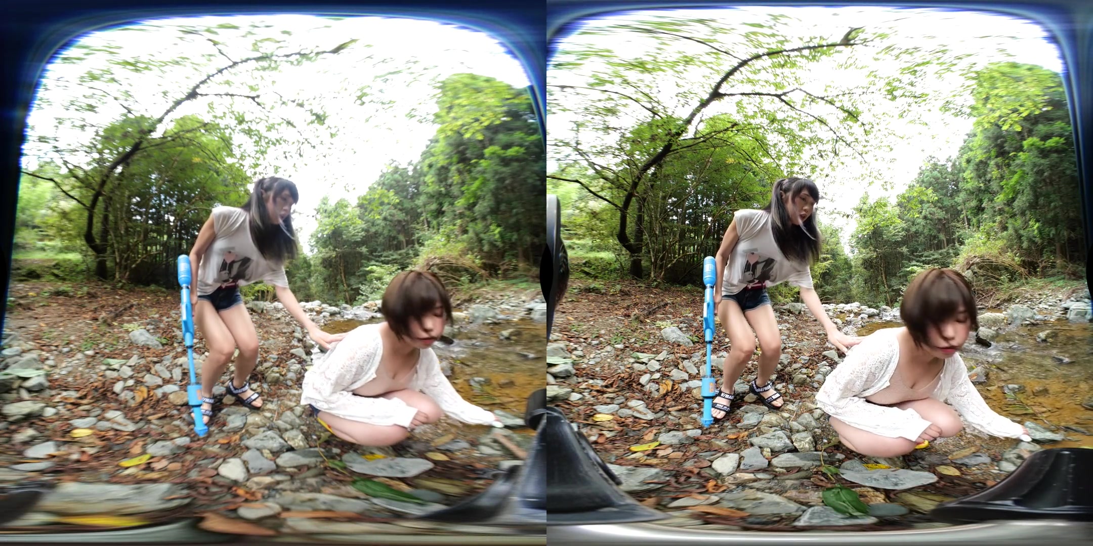 Virtual Dive: A Brighter Summer; Two Hot JAV Idols Softcore Non-Nude Virtual Date in Japanese