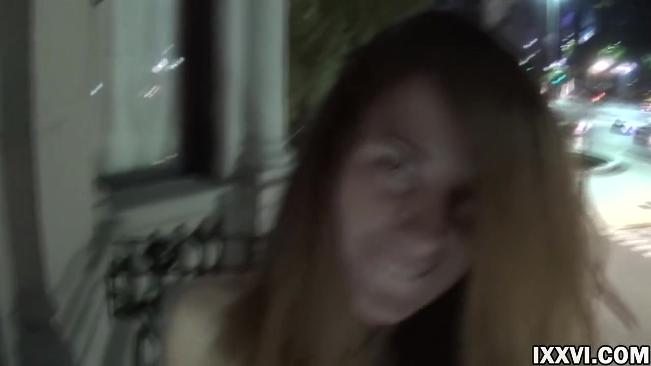 Outdoor Public Pissing From A Balcony In America