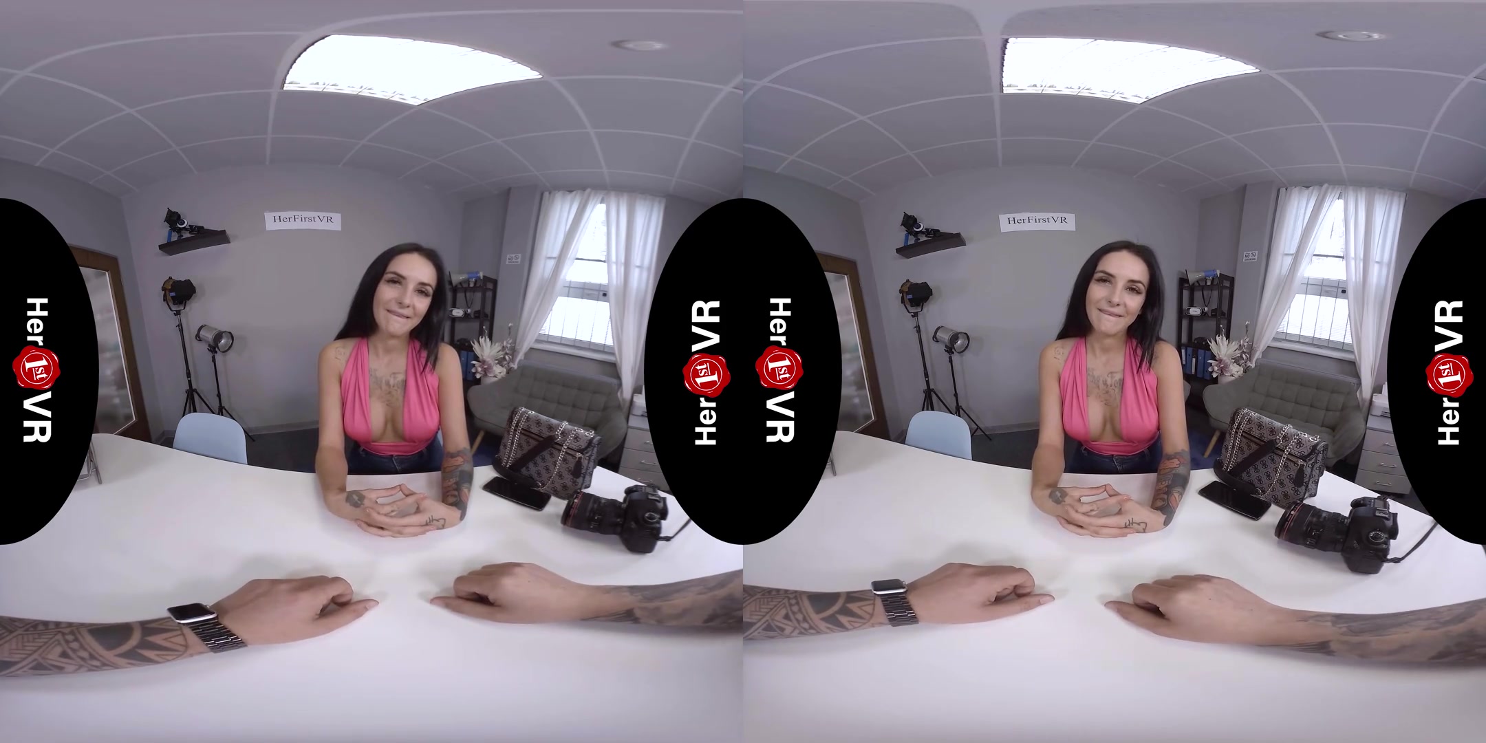 Barbie Esm - VR Casting; Big Tits Amateur Strip and POV