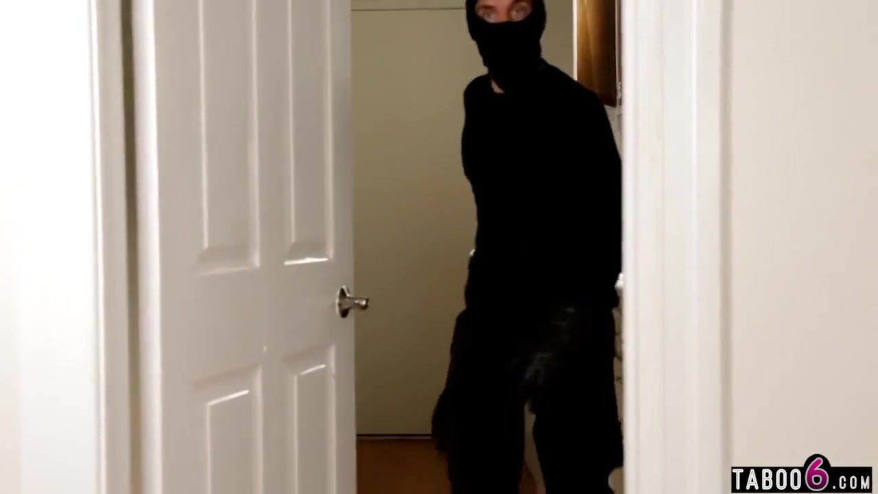 Business Woman With A Gun Robs This Robber Of His Cum