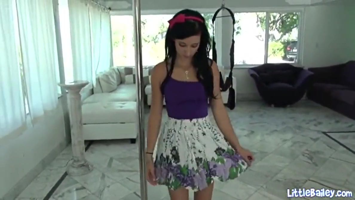 Stripteasing teen 18+ Goes Solo With Mandy Sky