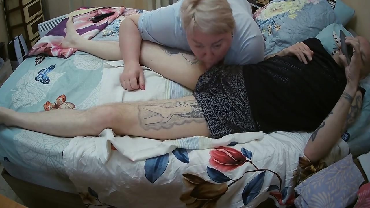 And Again My Stepson-in-laws Cock Penetrates Into My Mouth Filling It With Sperm