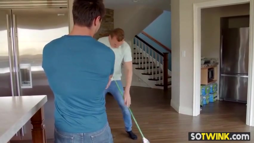 College Frat Boy Tests Out The New Guy And Fucks Him