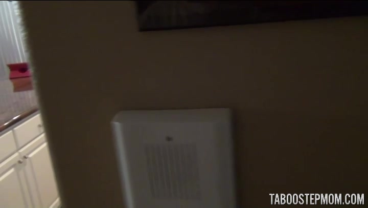 Busty Stepmom reporting bully at the phone - TabooStepMom