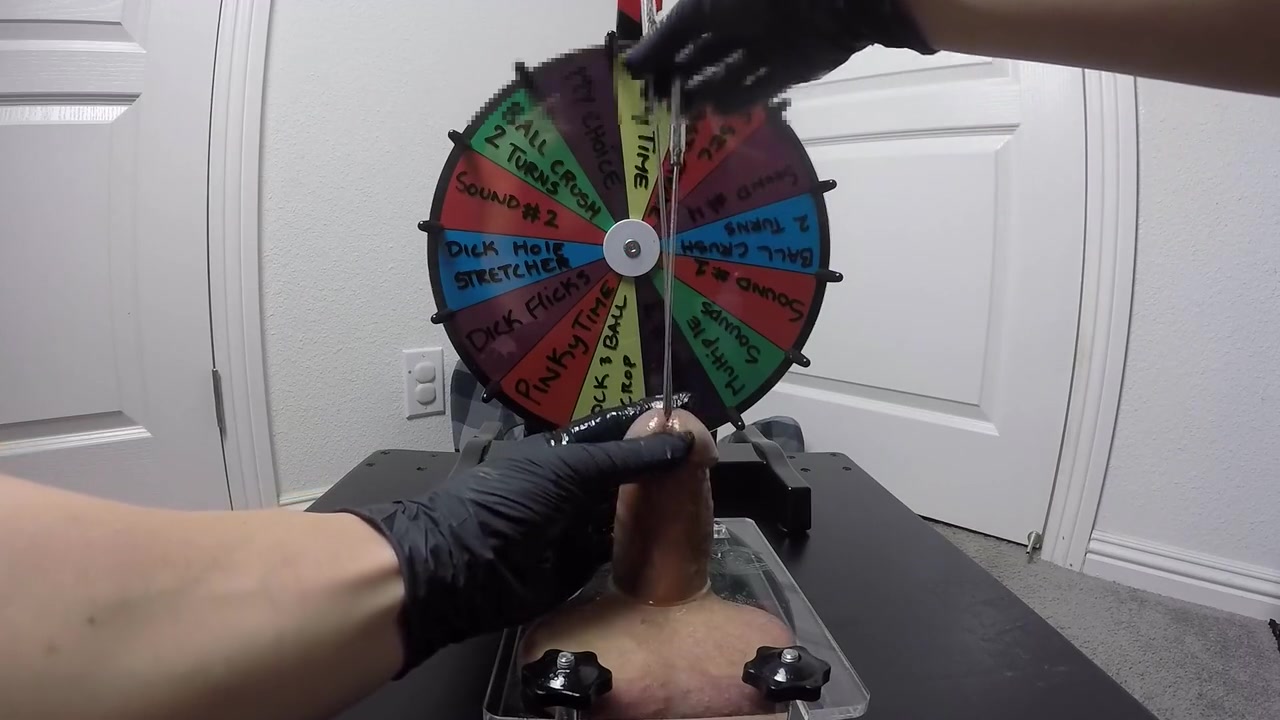 Wheel Of Misfortune # 7 Flattened Balls Urethral Insertions Cbt