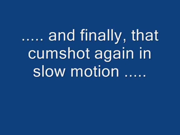 Amateur guy splattered on her face and made a slowmotion