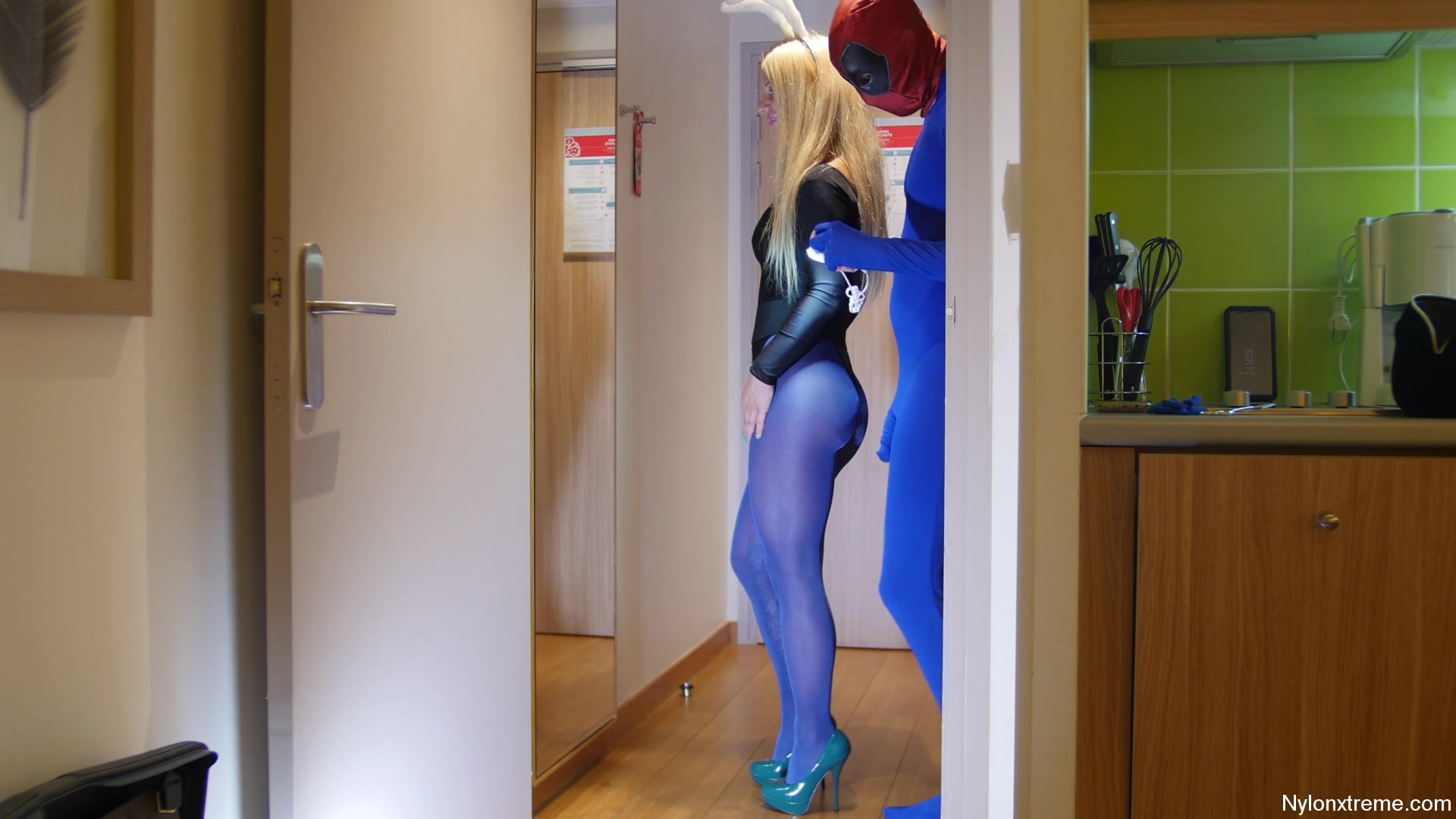 141 Caroline De Jaie Anal With Pantyhose Bunny Girl - Sex Movies Featuring Sexy Tights