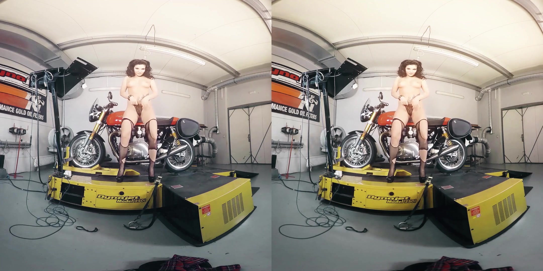 Lucia Denvile in Biker Babe Gets Turned on by a Test Drive - BravoModelsMedia