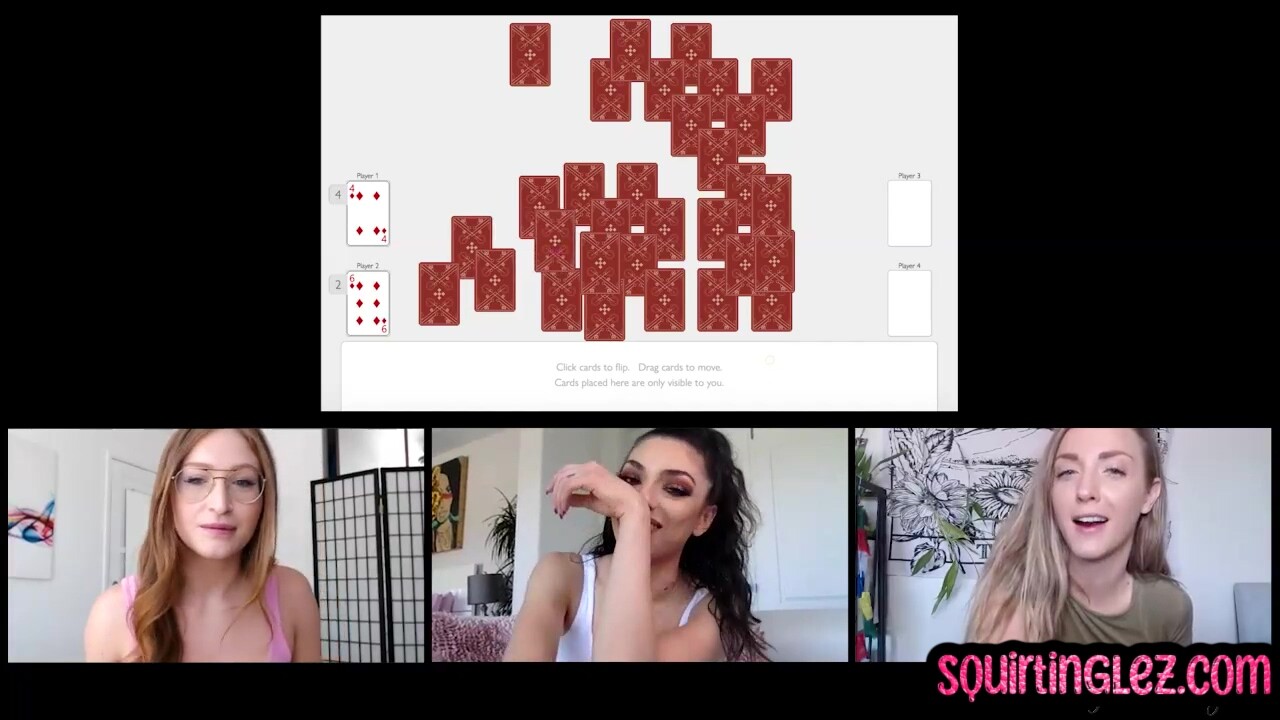 Lesbians having fun online on camera