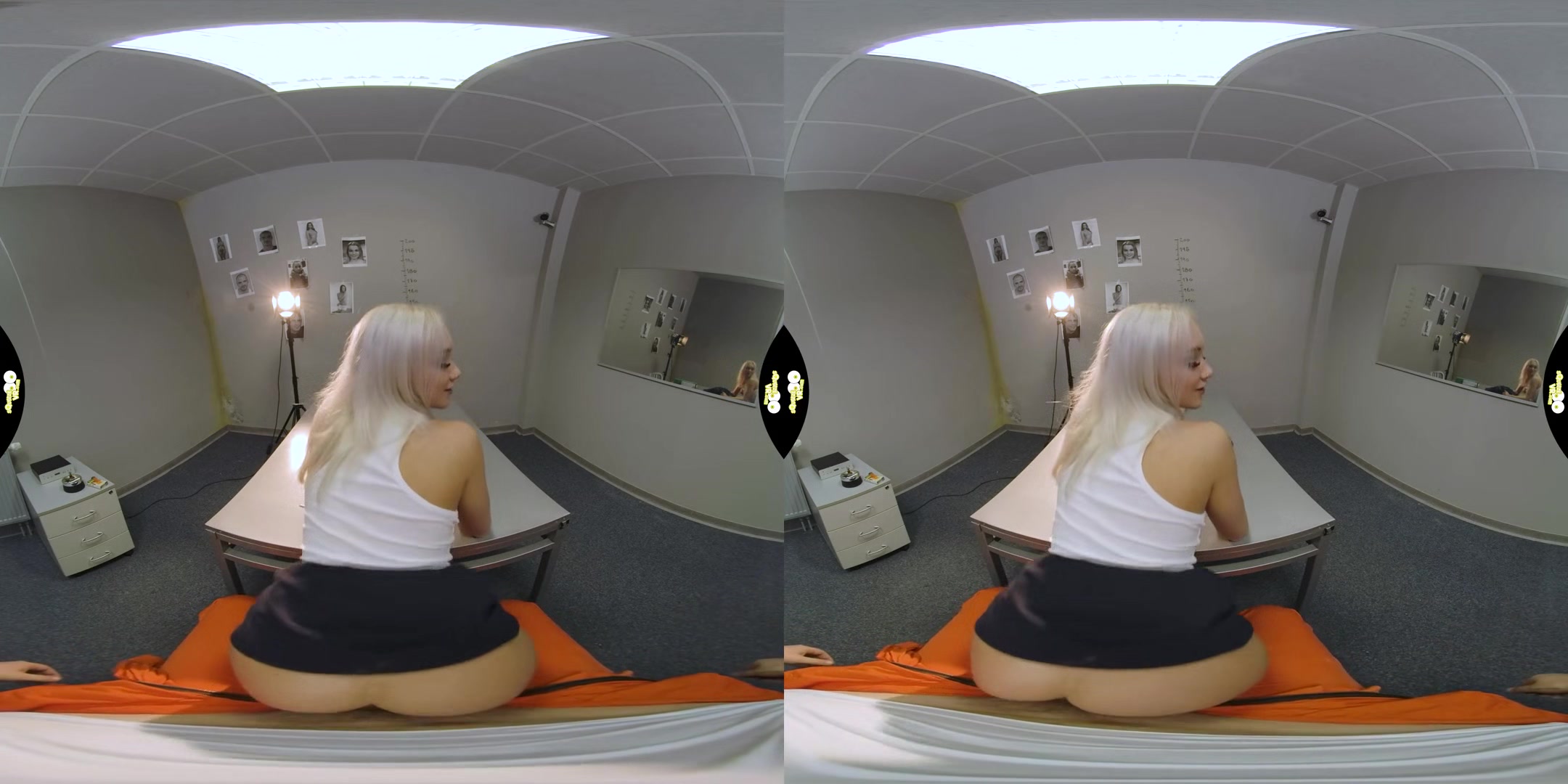 Under Arrest - Interrogated by Blonde Pornstar Marilyn Sugar