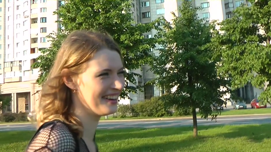 Nasty slut giving bj and fucking in public