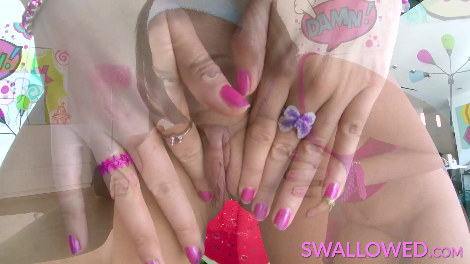 Lily Adams & Maya Bijou & in Bff Blowjob With Maya And Lily - Swallowed