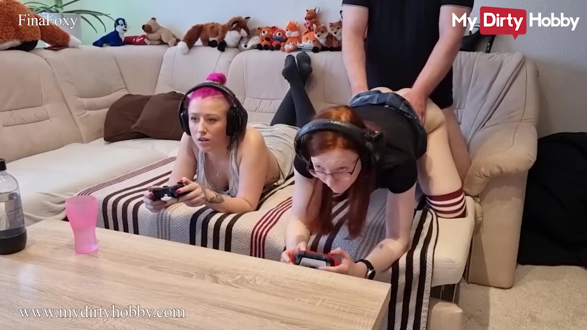 MyDirtyHobby - Charming Redhead FinaFoxy Gets On Her Knees