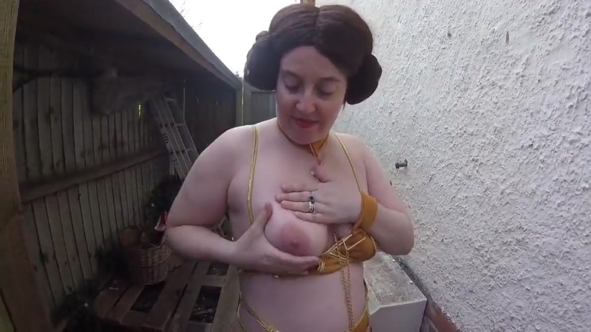 Princess Leia In Sexy Cosplay Slave Girl
