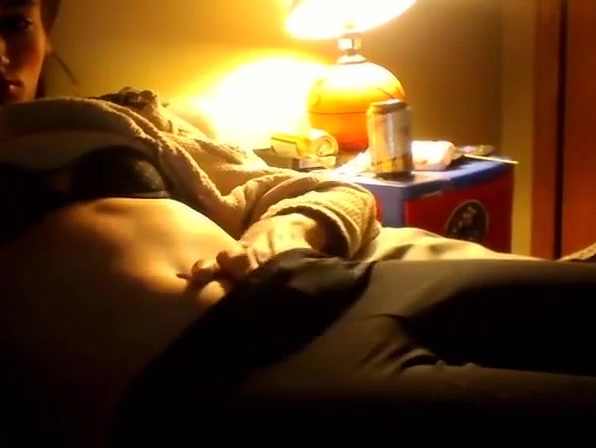 teen 18+ CD jerks cock and cums