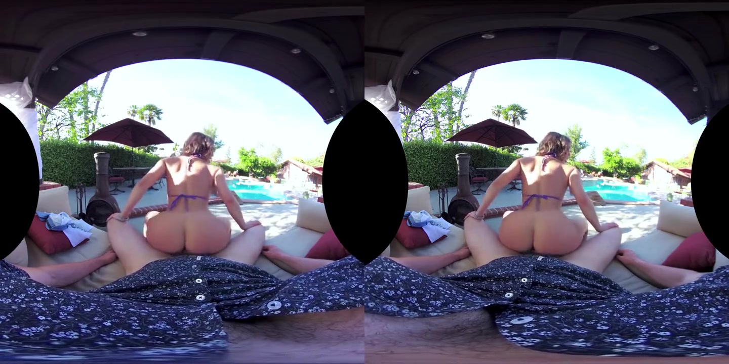 VRHUSH Christina Cinn fucked in POV outdoors