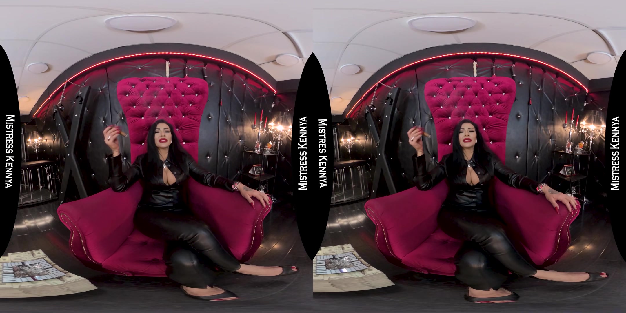 Mistress Kennya - SPH Verbal Humiliation Power Exchange Cigar Smoking Cuckolding - VRVids