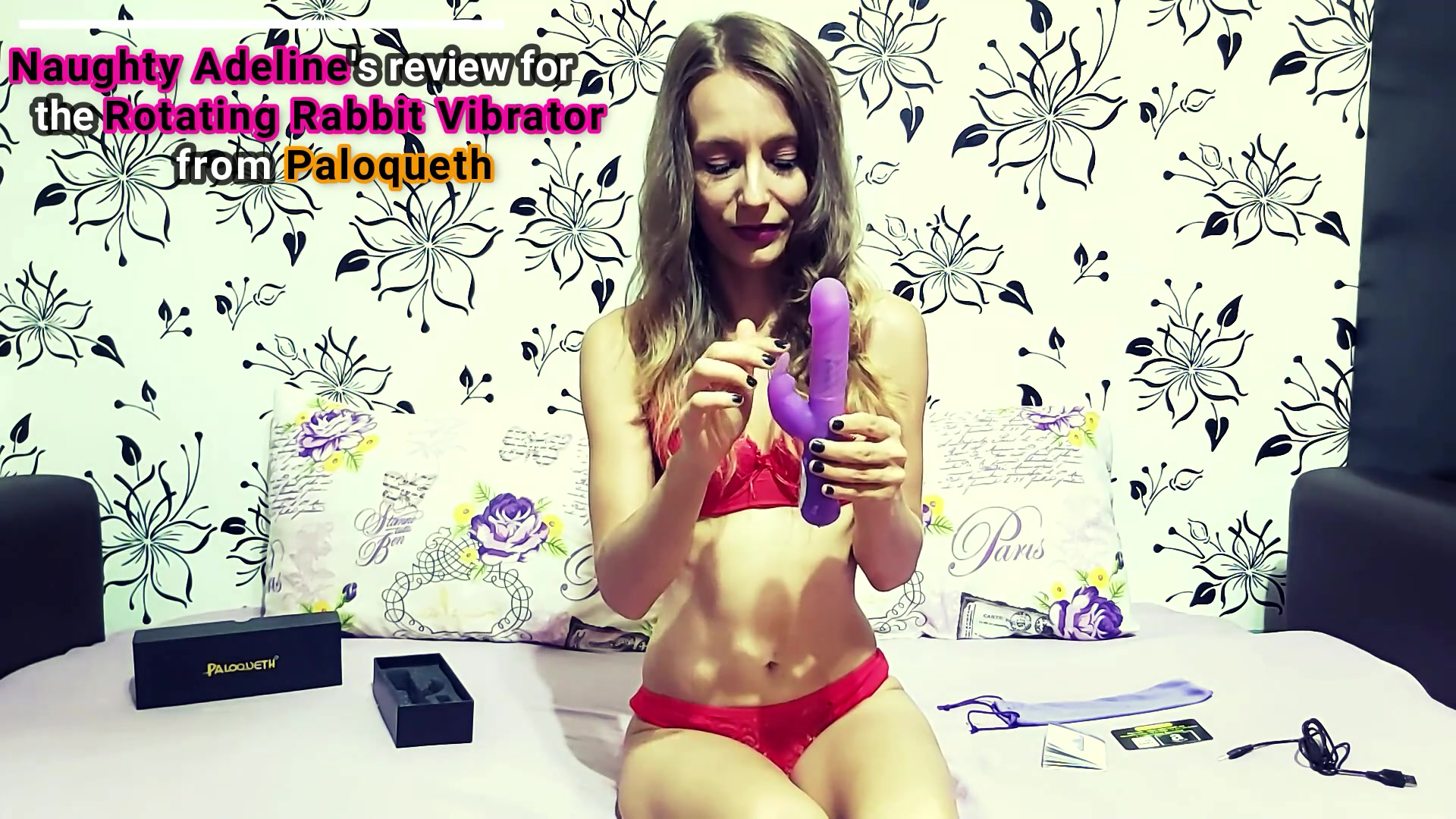 Review Rotating Rabbit Vibrator From Paloqueth Sfw - Sex Movies Featuring Naughty Adeline