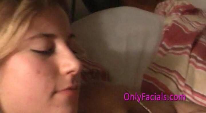 Sweet czech teen 18+ gets facial