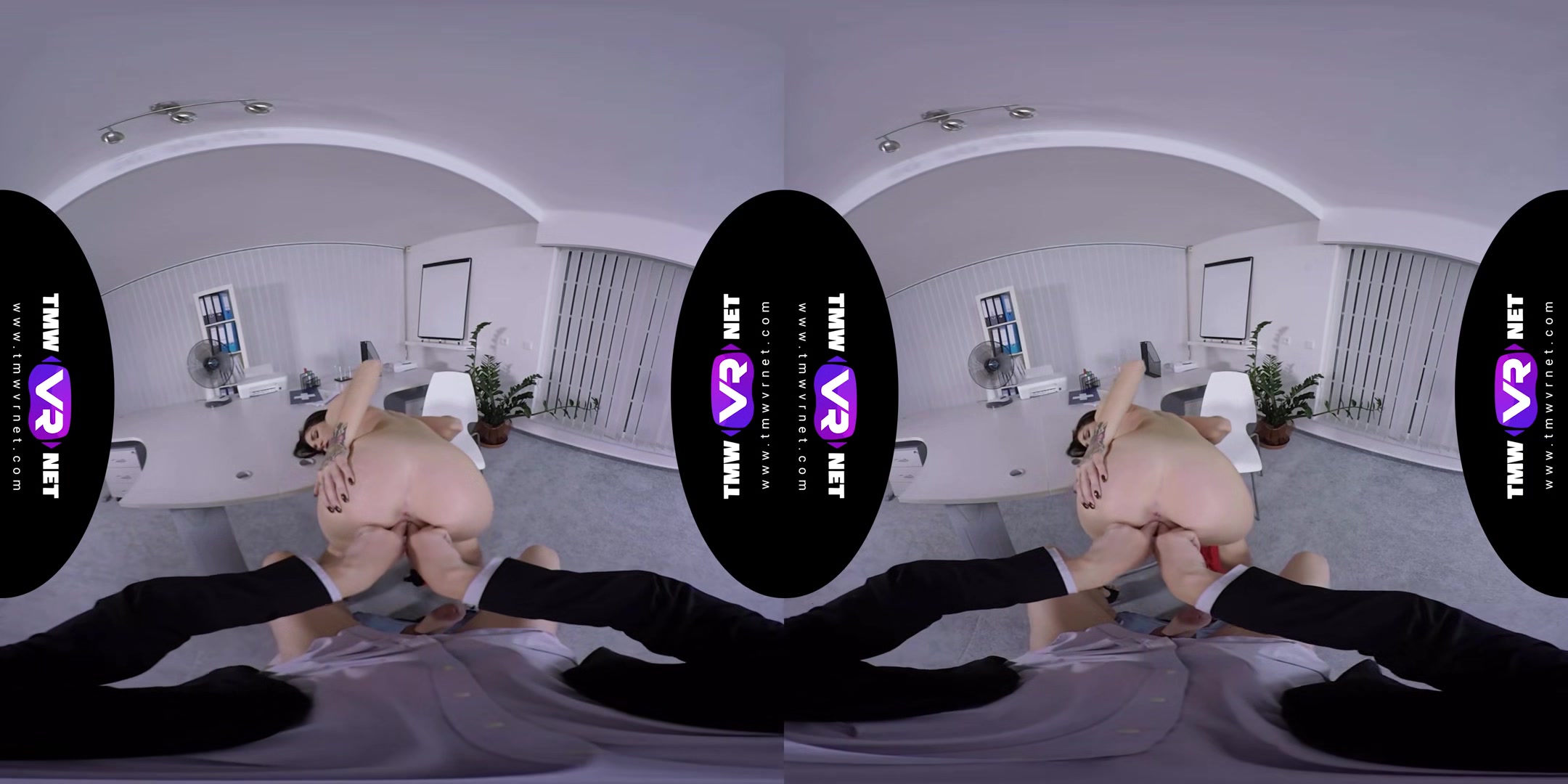 Hardcore Vr Fuck With A Sexy Brunette Employer - Hardcore Work Sex