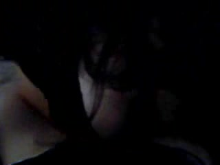 Portugalian woman jerks off with her big boobs in POV action