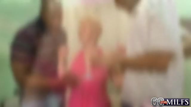 Two Black Cocks For The Golden Girl - 60PlusMilfs
