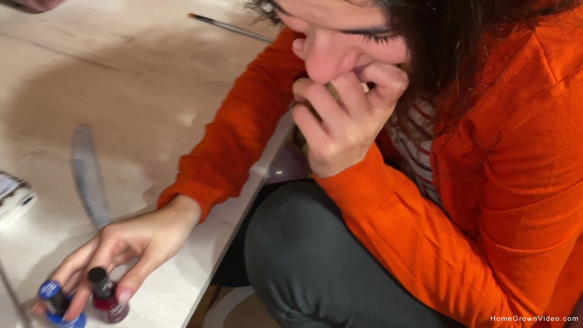 Interrupting Sofia For Some Action - Sofia Bresciani & Luca Besciani