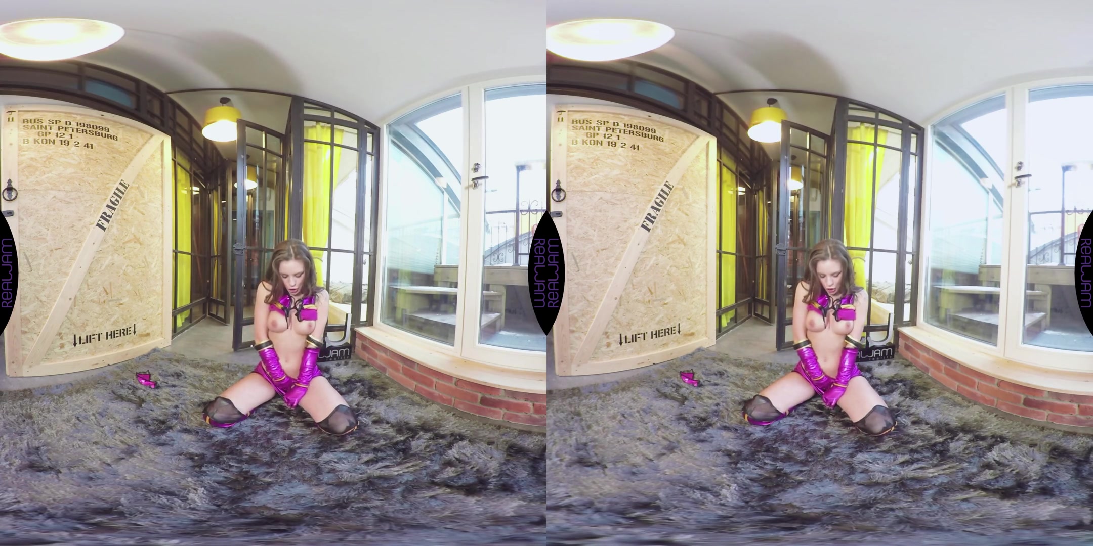 Lita Phoenix in Mileena's Warm-up - RealJamVR