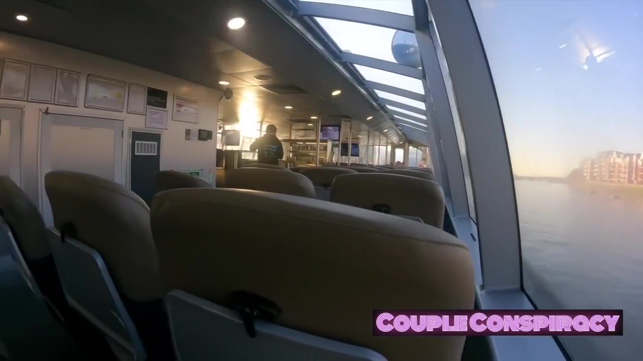 Risky Cock Sucking On Public Boat For Everyone To See Got Caught Sucking Dick In Public