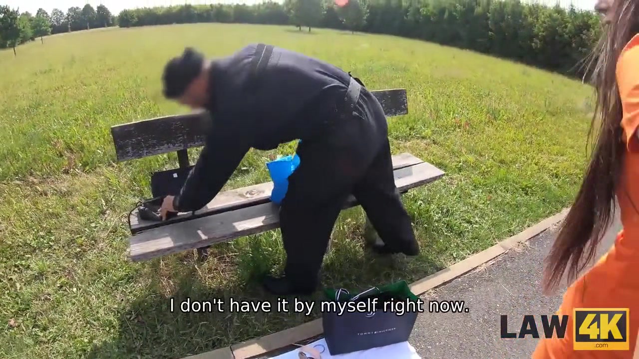 LAW4k. Sexy lady was selling fake things and she gets sexually used for that