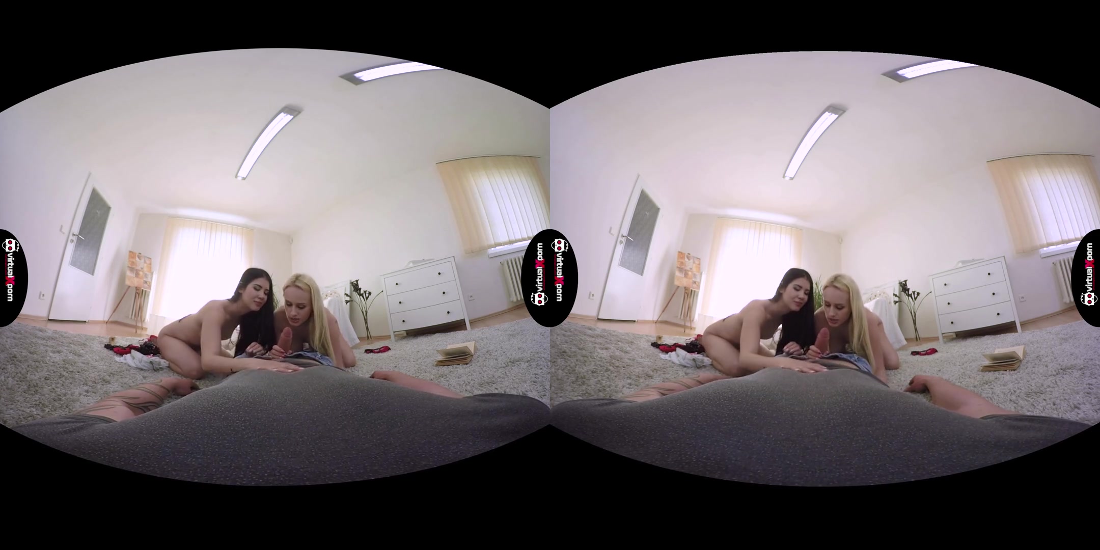Angel Wicky & Lady Dee in Virtual Groupsex Orgy - VirtualXPorn
