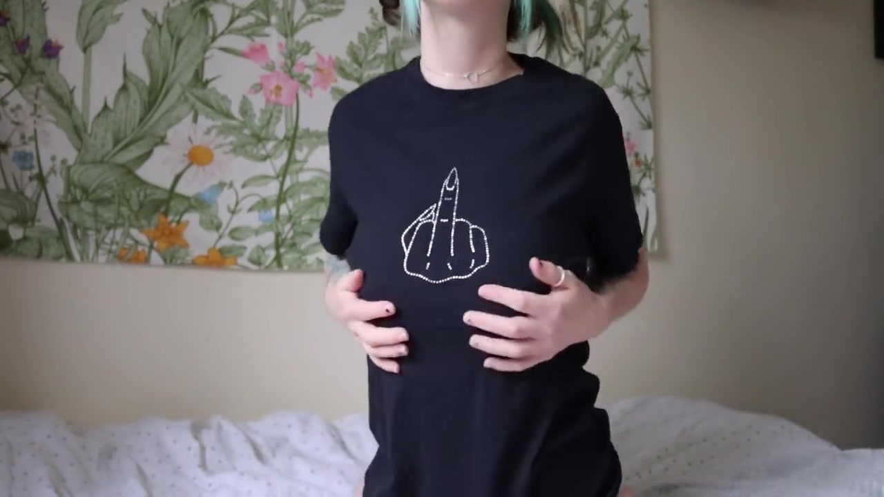 No Bra Tit Tease Joi