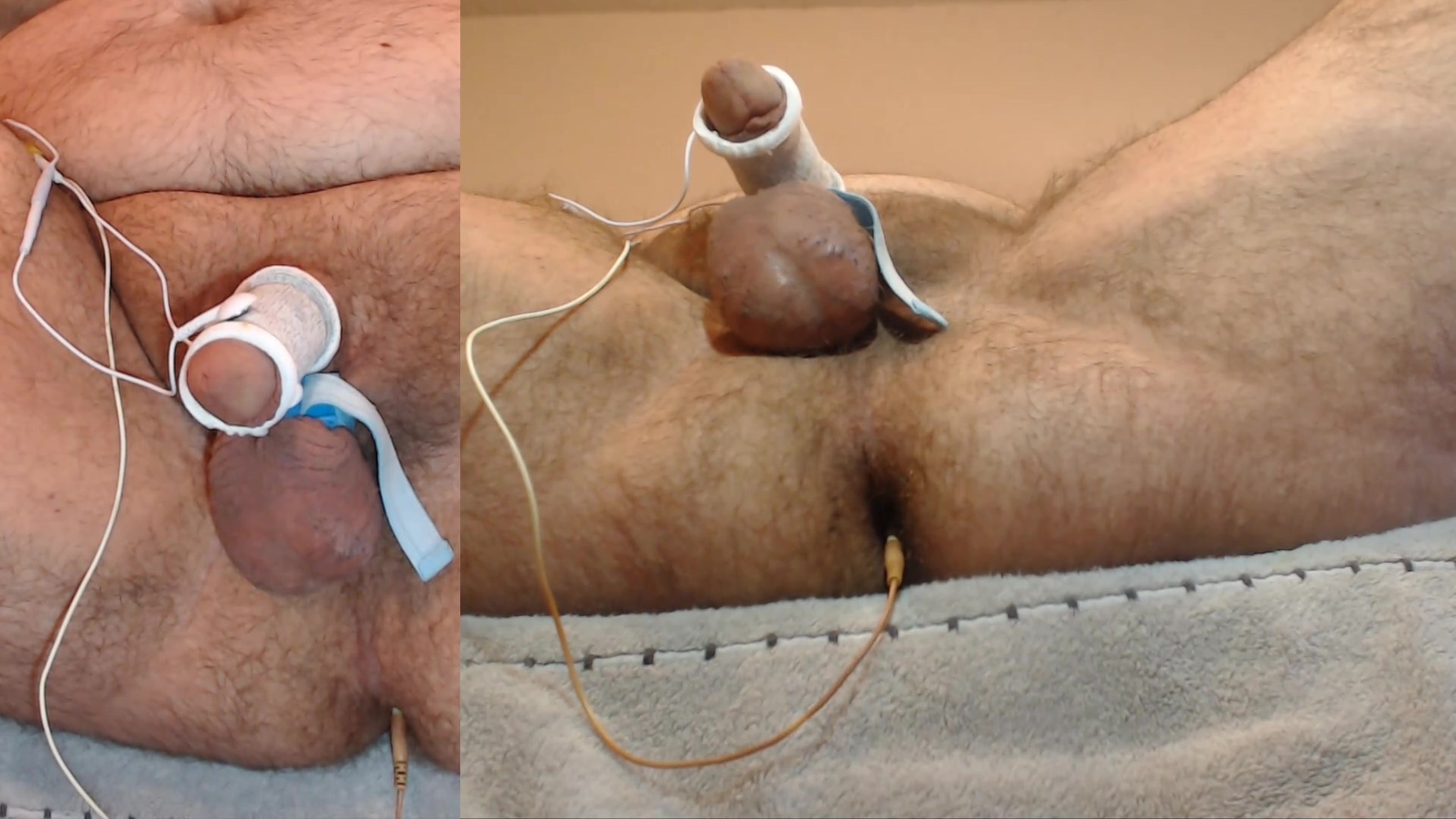 Short Estim Session With New Gear. I Think They Work