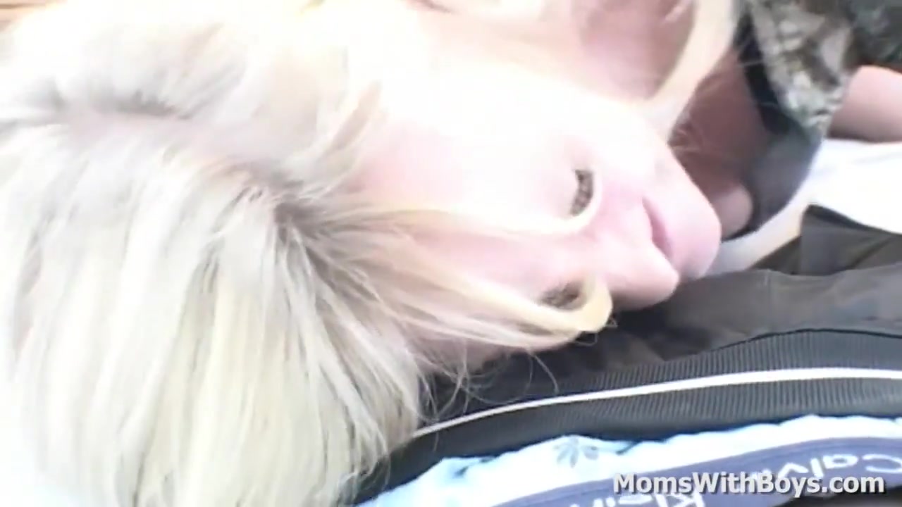 Mature Slutty Blonde Enjoy Sucking A Big Black Cock