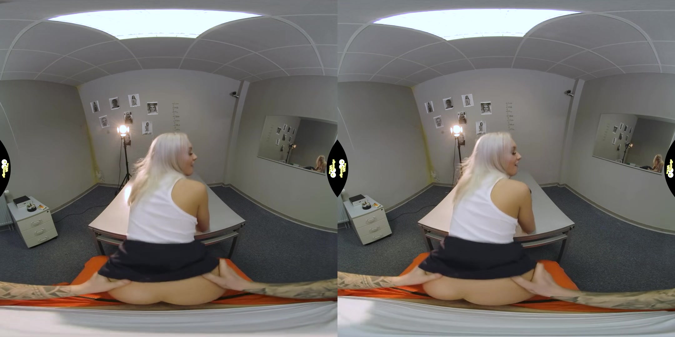 Under Arrest - Interrogated by Blonde Pornstar Marilyn Sugar