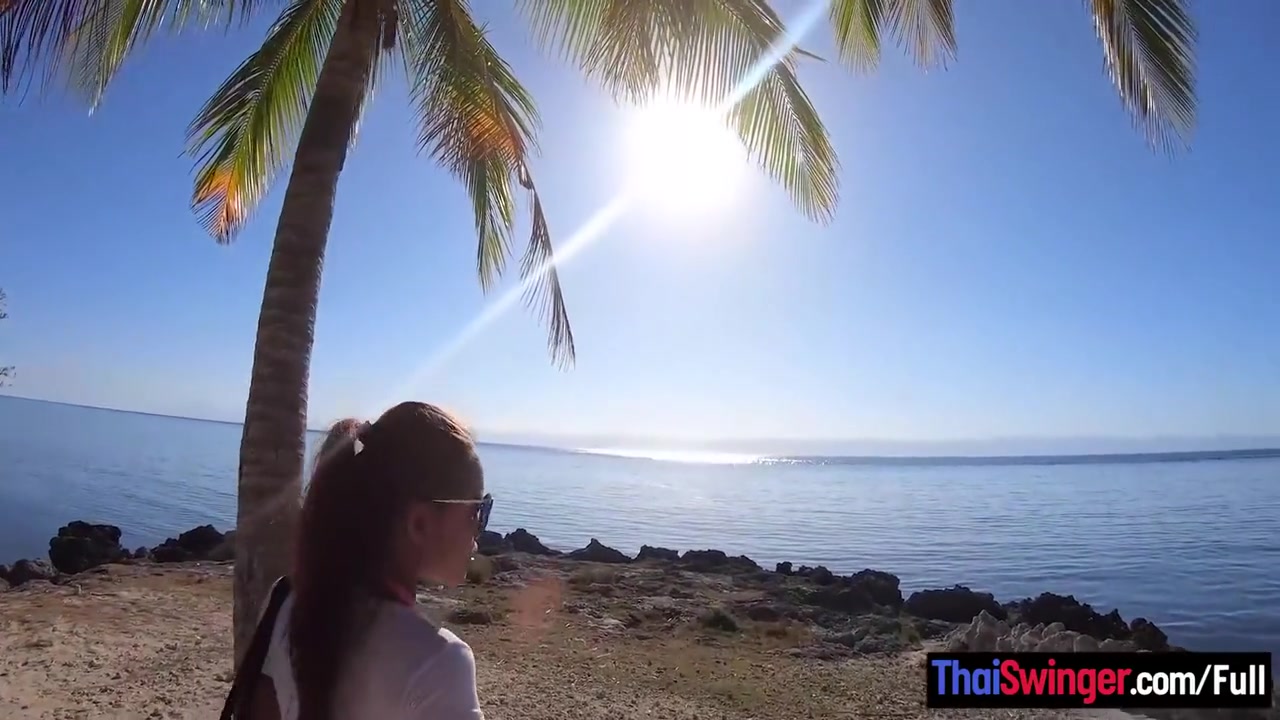 Amateur Thai Girlfriend Sex On The Beach Somewhere In The Philippines
