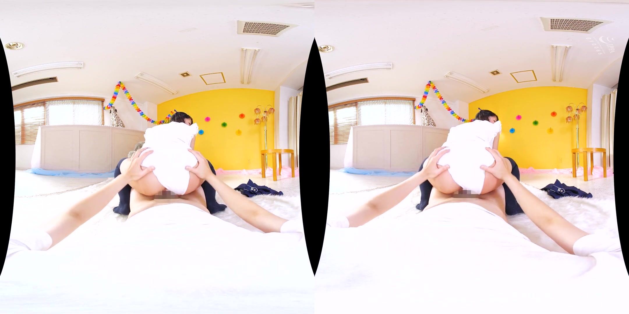 Fake twin-Tail Knee-High Panty Creampie Fuck 3 - Asian Creampie