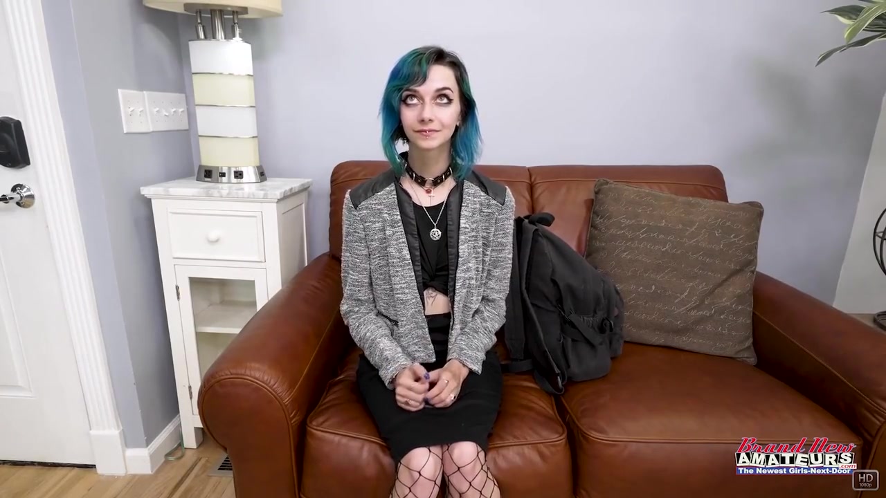 Blue Haired Inara Gets Pussy And Ass Fucked After Giving A Blowjob!