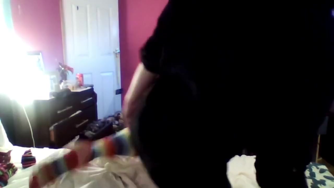 Sissy goes wild on and shows off slutty body
