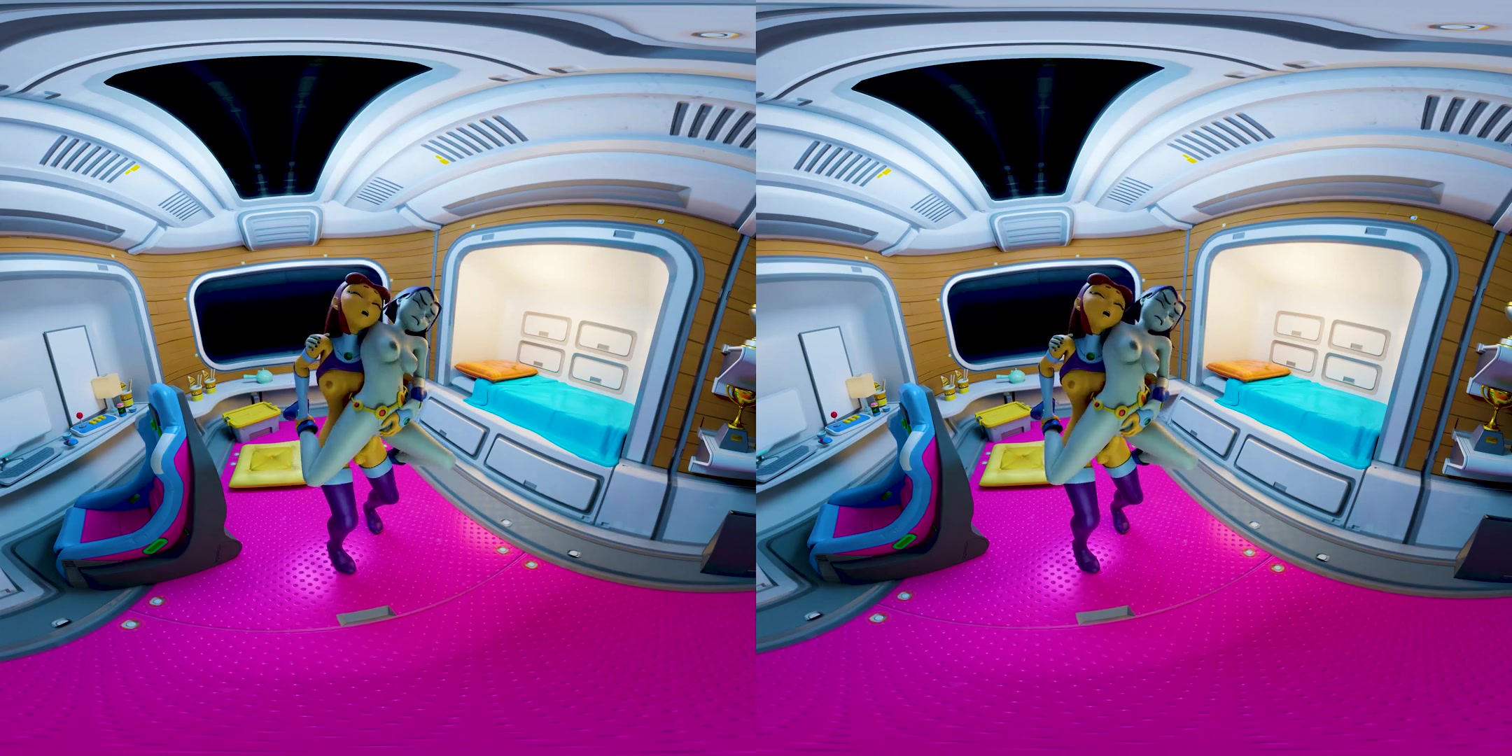 Starfuta and Raven - CGI Futanari Fantasy 3D Porn