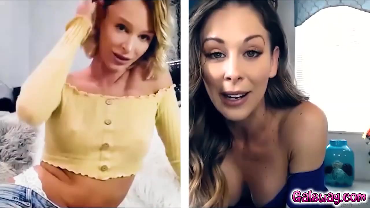 Cherie And Emma Fingers Each Pussies During Video Call