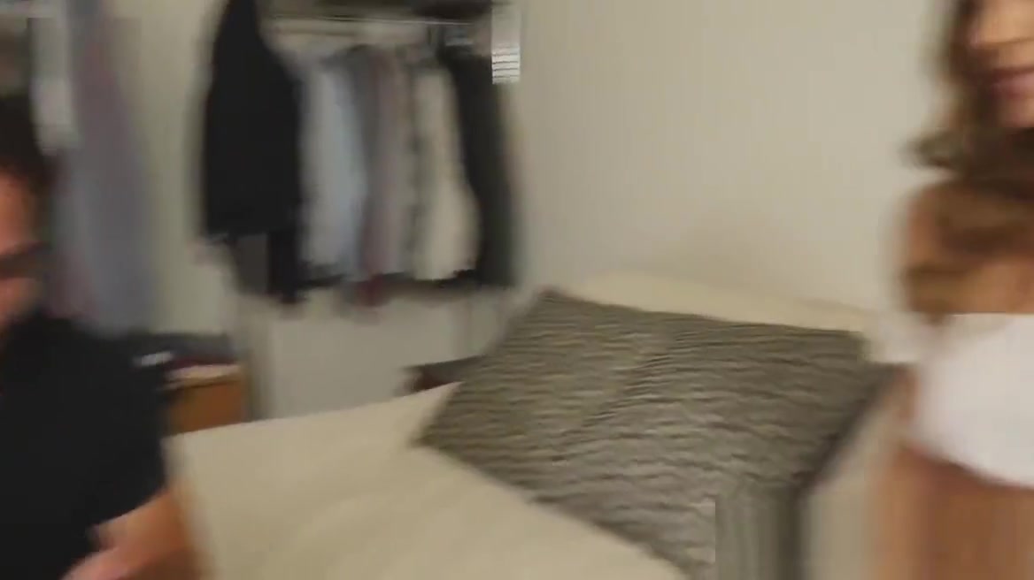 Cock bouncing stepsister
