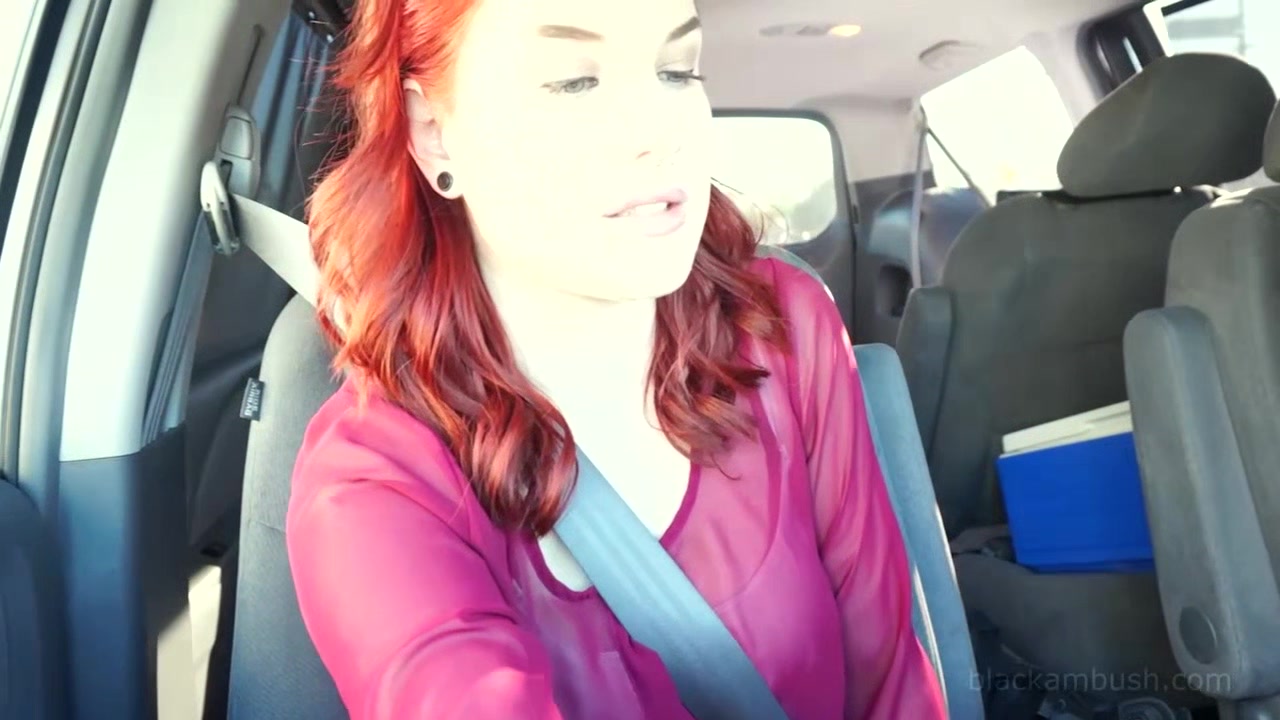 Cute 18 yo Redhead Jules Gets Fucked In Parking Lot By Big Black Cock!