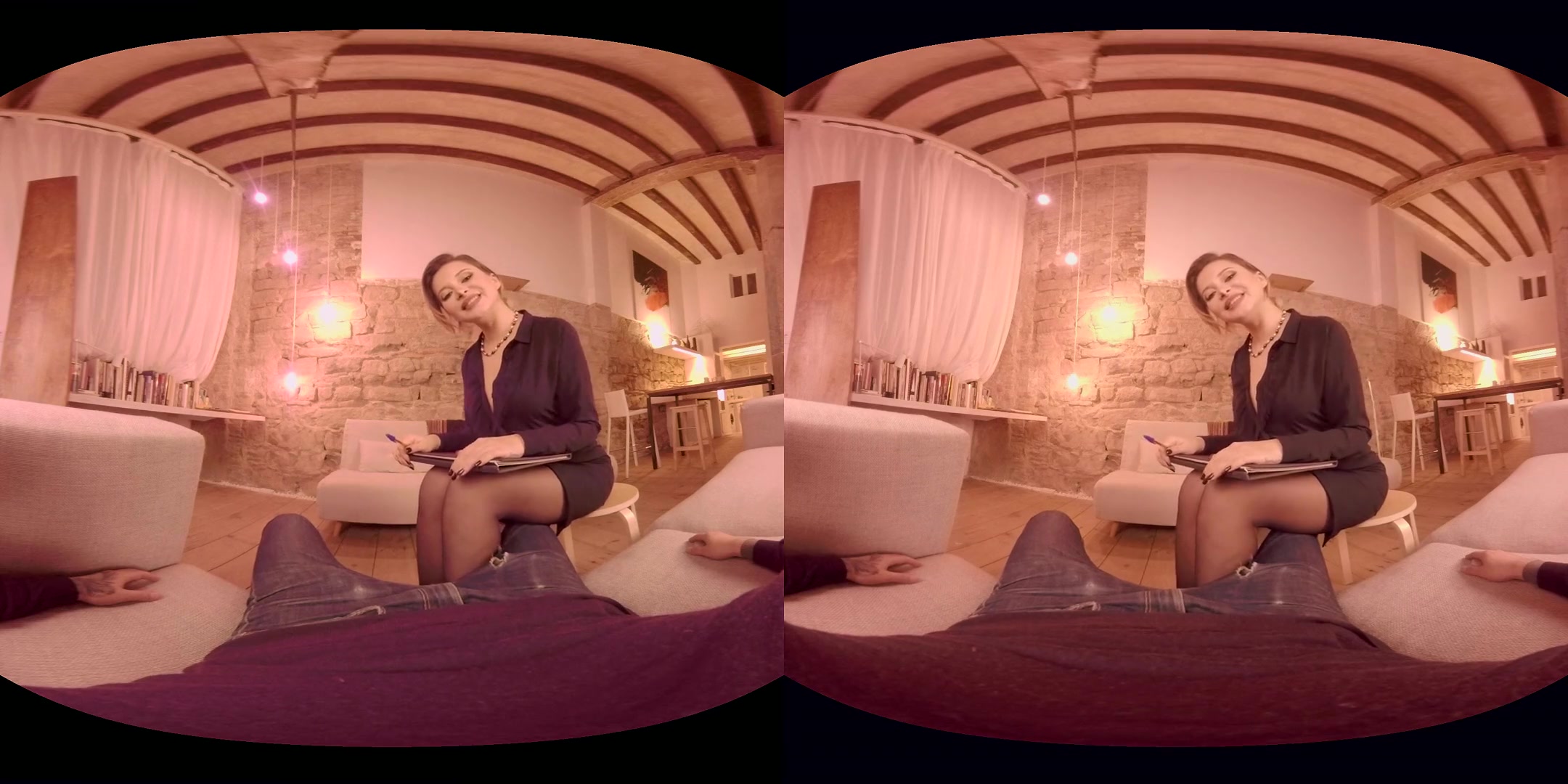 Anna Polina in French Class - VirtualRealPorn