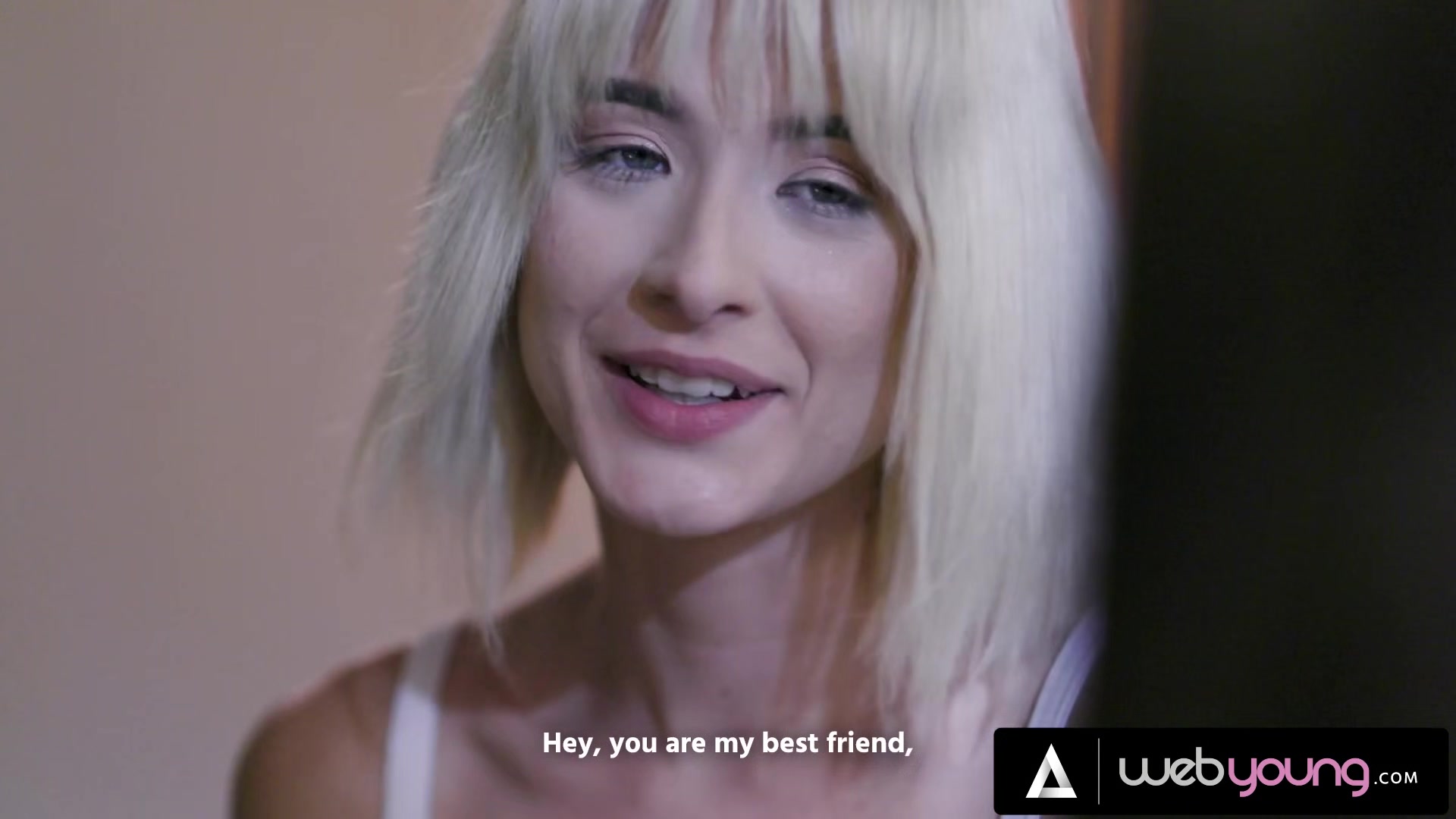 Petite 18yo teen 18+ Jane Wilde Spends The Night Fucking Her Scared & Lonely Best Friend To Reassure Her