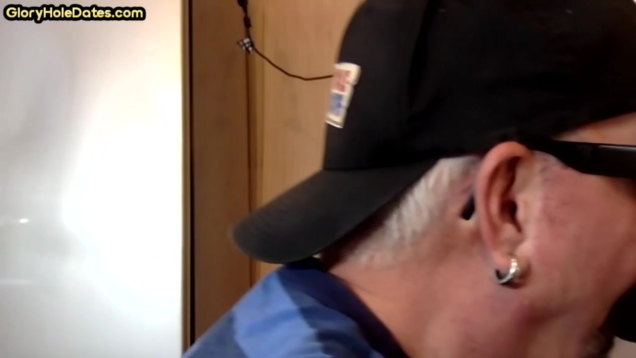 Homemade IR DILF bareback banged in closeup gloryhole BJ