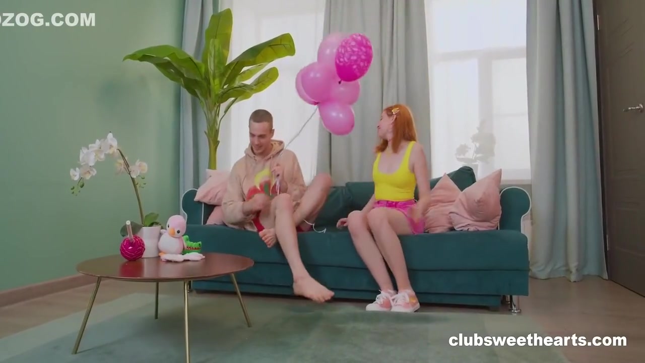 Red Louboutin In Blows Balloons And Cocks 8 Min